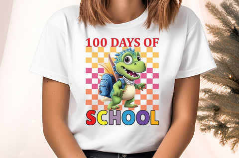 100 days of school PNG Design Sublimation Designangry 