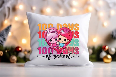 100 days of school PNG Design Sublimation Designangry 