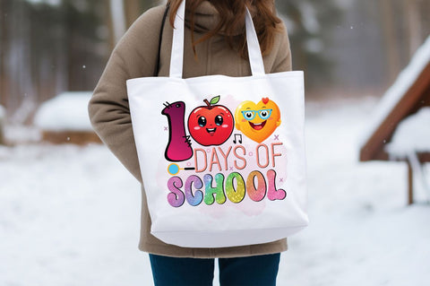 100 days of school PNG Design Sublimation Designangry 