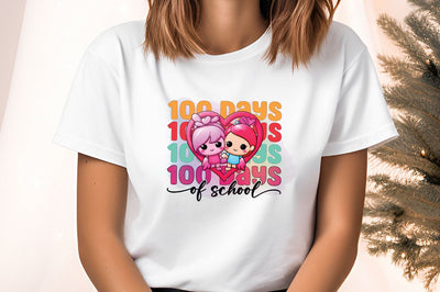 100 days of school PNG Design Sublimation Designangry 