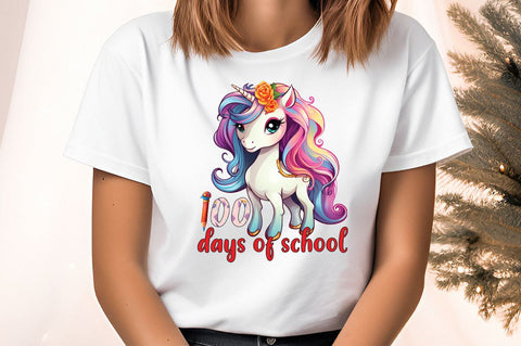 100 days of school PNG Design Sublimation Designangry 