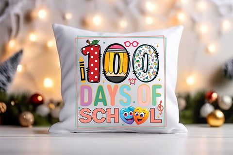 100 days of school PNG Design Sublimation Designangry 