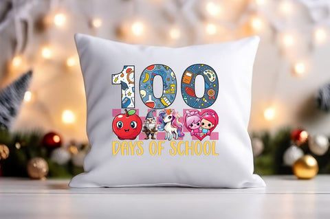 100 days of school PNG Design Sublimation Designangry 