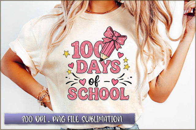 100 Days of School Sublimation Sublimation Shetara Begum 