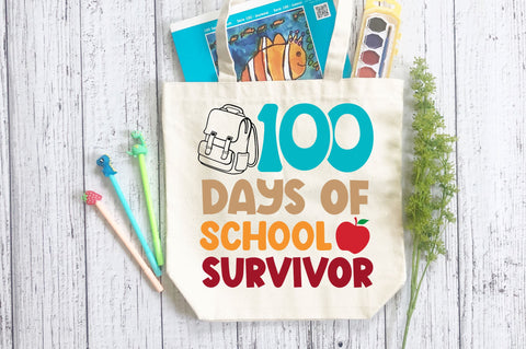 100 days of school survivor SVG Design SVG Regulrcrative 