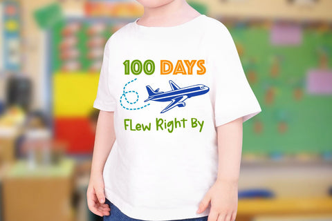 100 Days of School SVG | Airplane SVG SVG B Renee Design 
