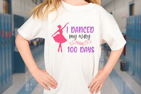 100 Days of School SVG | Ballerina SVG SVG B Renee Design 