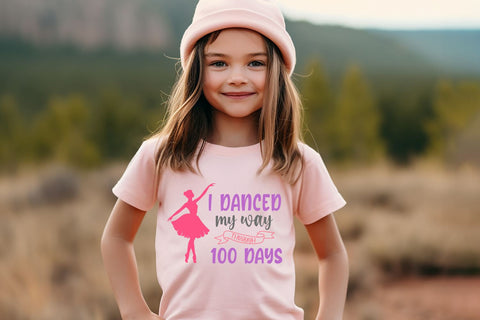 100 Days of School SVG | Ballerina SVG SVG B Renee Design 