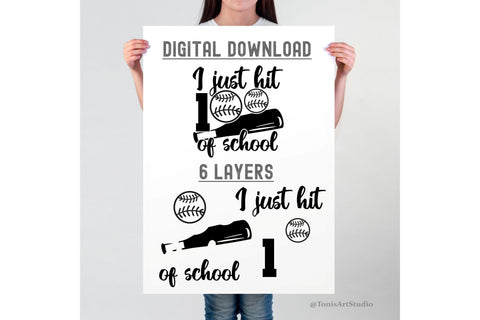 100 Days Of School Svg | Baseball Svg | 100th Day Of School | 100 Days Png | Teacher Cut Files | School Shirts | Svg Bundle | Cricut SVG TonisArtStudio 