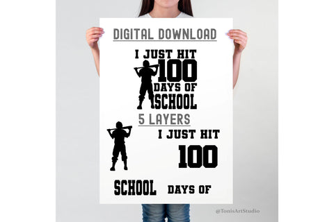 100 Days Of School Svg | Baseball Svg | 100th Day Of School | 100 Days Png | Teacher Cut Files | School Shirts | Svg Bundle | Cricut SVG TonisArtStudio 