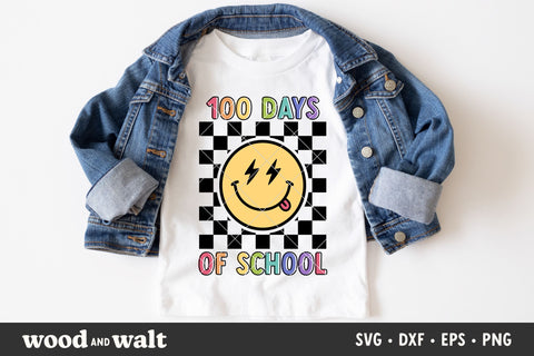 100 Days Of School SVG Bundle | Retro Kids School Bundle SVG Wood And Walt 