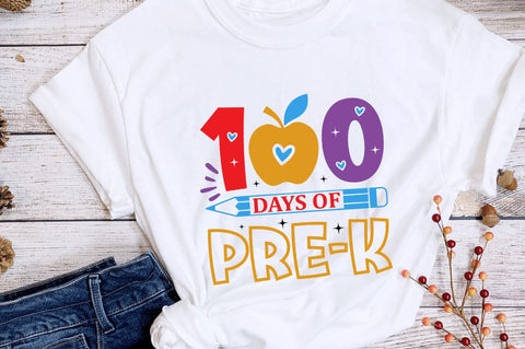 100 Days of School SVG Bundle SVG Designangry 