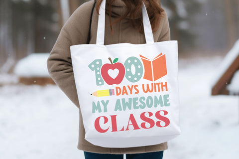 100 Days Of School SVG Bundle SVG Regulrcrative 