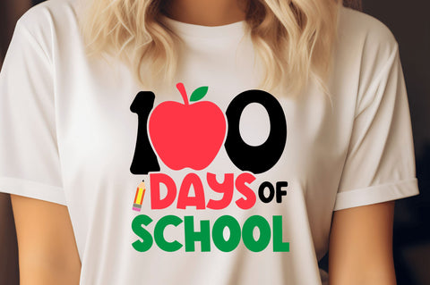 100 Days of School SVG Bundle SVG Regulrcrative 
