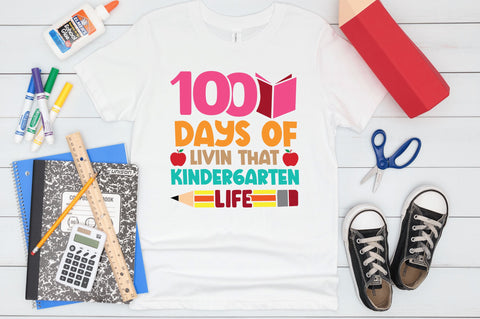 100 Days Of School Svg Bundle SVG Regulrcrative 