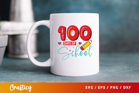 100 days of school Svg Design SVG Designangry 