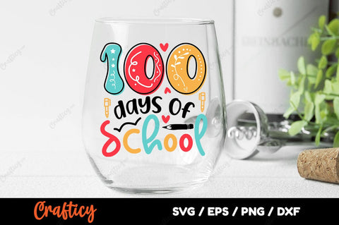 100 days of school SVG Design SVG Designangry 