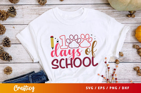 100 days of school Svg Design SVG Designangry 