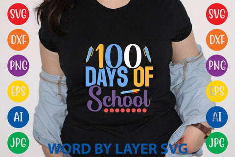 100 Days Of School svg design SVG Rafiqul20606 