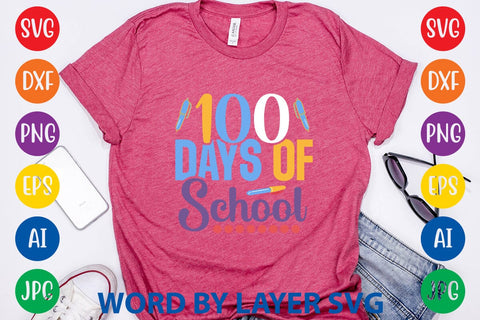 100 Days Of School svg design SVG Rafiqul20606 