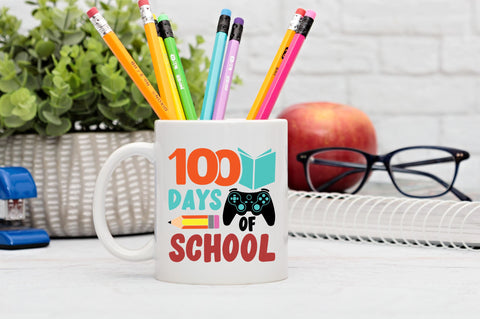 100 days of school SVG Design SVG Regulrcrative 