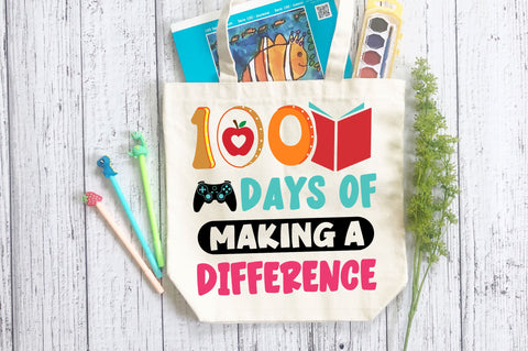 100 days of school SVG Design SVG Regulrcrative 