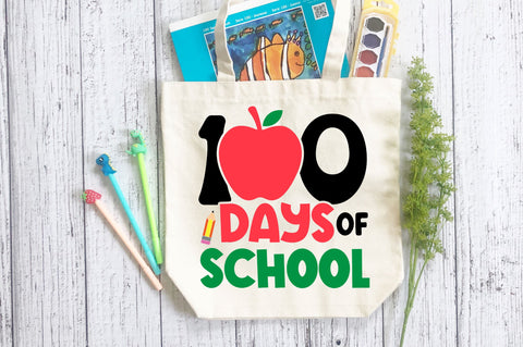 100 days of school SVG Design SVG Regulrcrative 