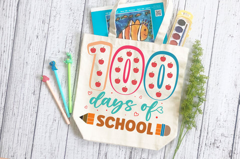 100 days of school svg Design SVG Regulrcrative 