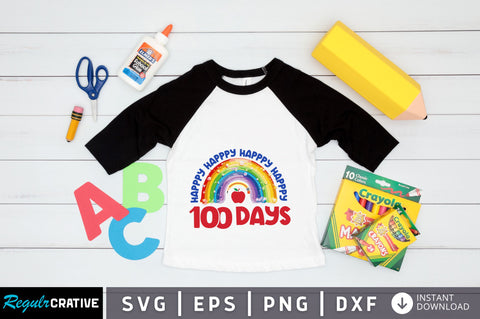 100 days of school SVG Design SVG Regulrcrative 