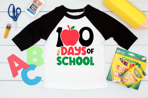 100 days of school SVG Design SVG Regulrcrative 