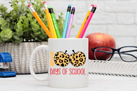 100 days of school svg Design SVG Regulrcrative 
