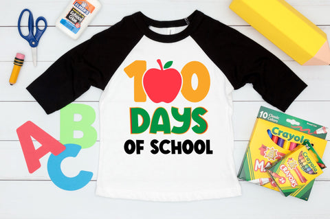 100 days of school SVG Design SVG Regulrcrative 
