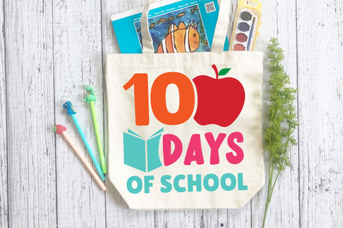 100 days of school SVG Design SVG Regulrcrative 