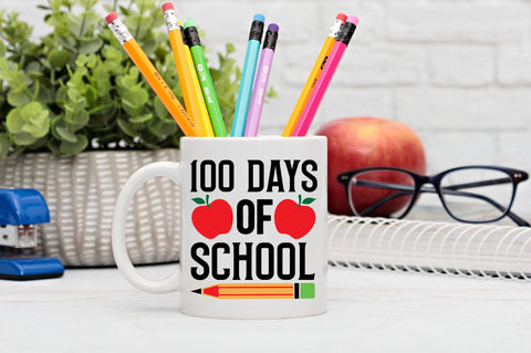 100 days of school Svg Design SVG Regulrcrative 