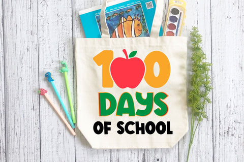 100 days of school SVG Design SVG Regulrcrative 