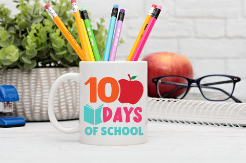 100 days of school SVG Design SVG Regulrcrative 
