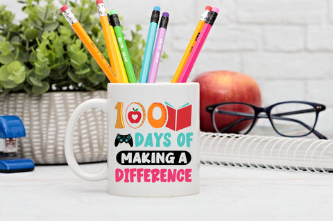 100 days of school SVG Design SVG Regulrcrative 