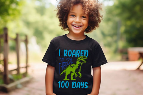 100 Days of School SVG | Dinosaur SVG SVG B Renee Design 