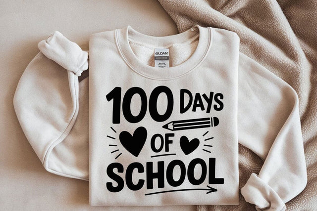 100 Days of School SVG: Teacher Shirt Design SVG DesignDestine 