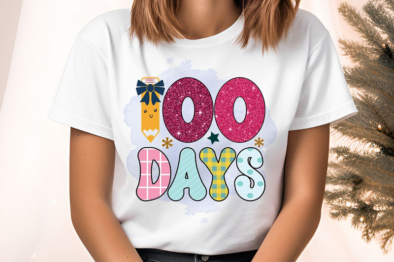 100 days PNG Design Sublimation Designangry 