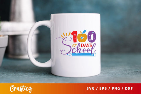 100 days school Svg Design SVG Designangry 