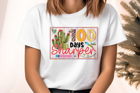 100 days sharper PNG Design Sublimation Designangry 