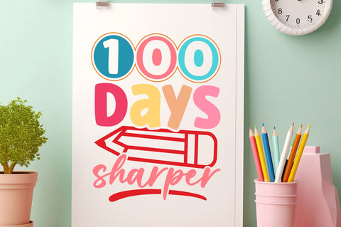 100 days sharper svg Design SVG Regulrcrative 