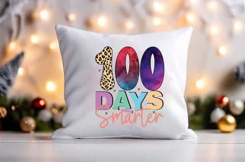 100 days smarter PNG Design Sublimation Designangry 