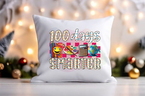 100 days smarter PNG Design Sublimation Designangry 