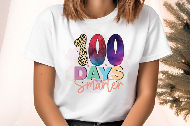 100 days smarter PNG Design Sublimation Designangry 