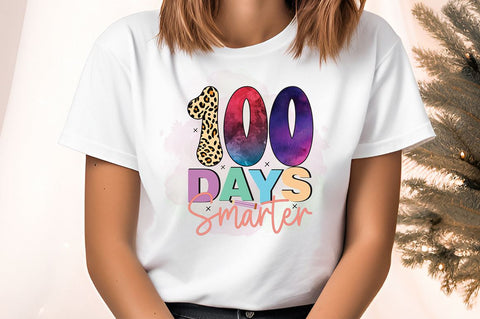 100 days smarter PNG Design Sublimation Designangry 