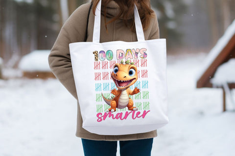 100 days smarter PNG Design Sublimation Designangry 