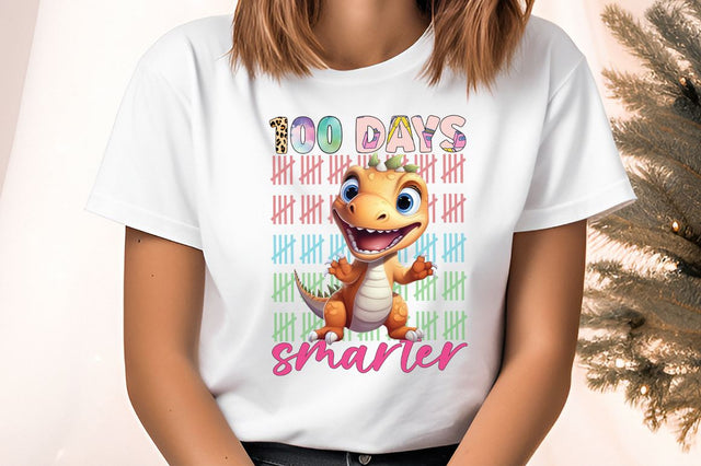 100 days smarter PNG Design Sublimation Designangry 
