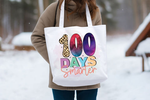 100 days smarter PNG Design Sublimation Designangry 